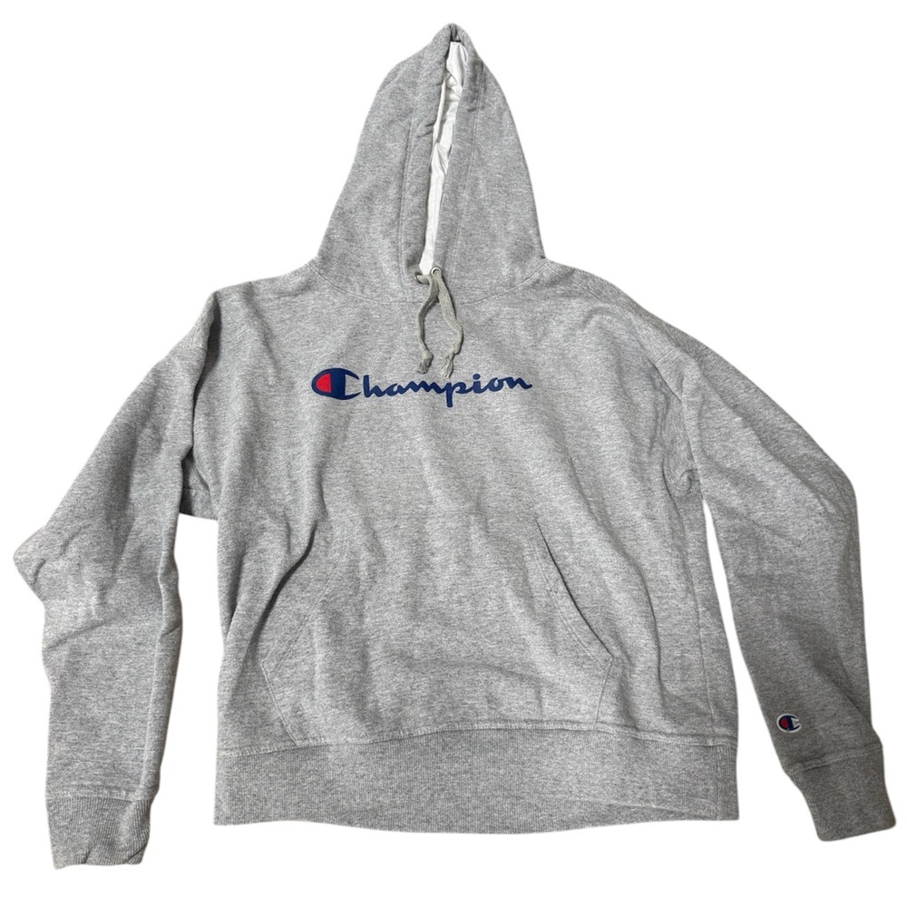 Champion Heather Gray Athletic Hoodie
